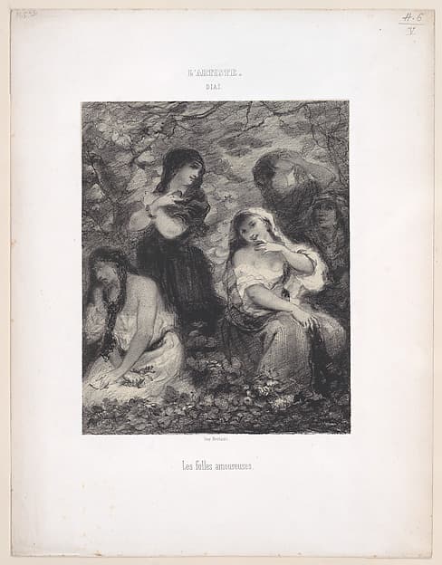 Les Folles Amoureuses, by Narcisse-Virgile Diaz de la Peña