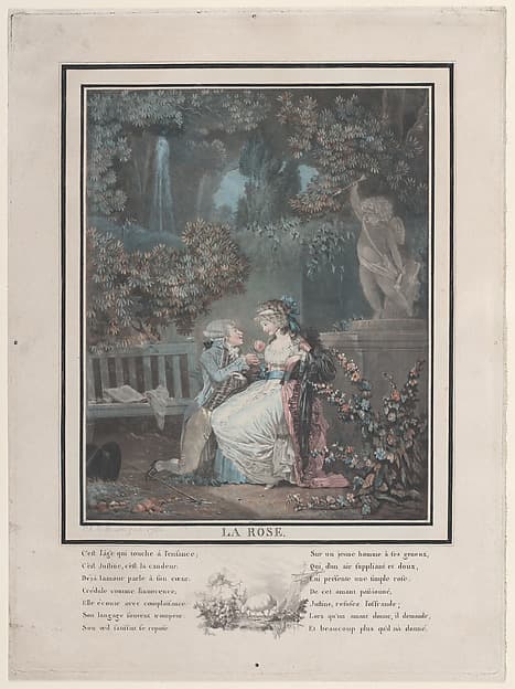 The Rose, by Louis Philibert Debucourt
