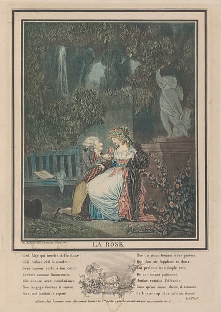 The Rose, by Louis Philibert Debucourt