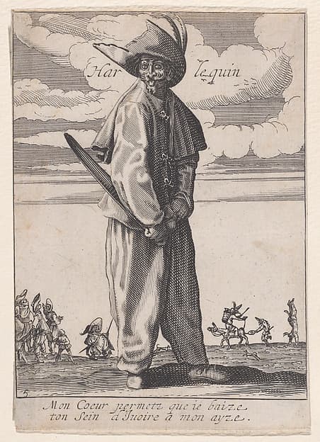 Le Zani ou Scapin, from "Les Trois Pantalons pièces appélees Les Trois Acteurs" (The Three Pants also called the Three Actors), by Anonymous
