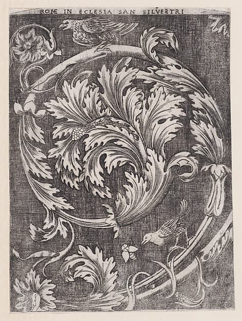 Ornamental Panel, by Anonymous, Italian, 16th to early 17th century