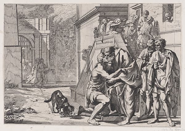 The return of the Prodigal Son, by Anonymous, 17th century