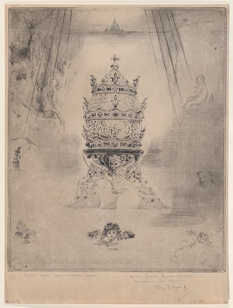 The Tiara, by Félix-Hilaire Buhot