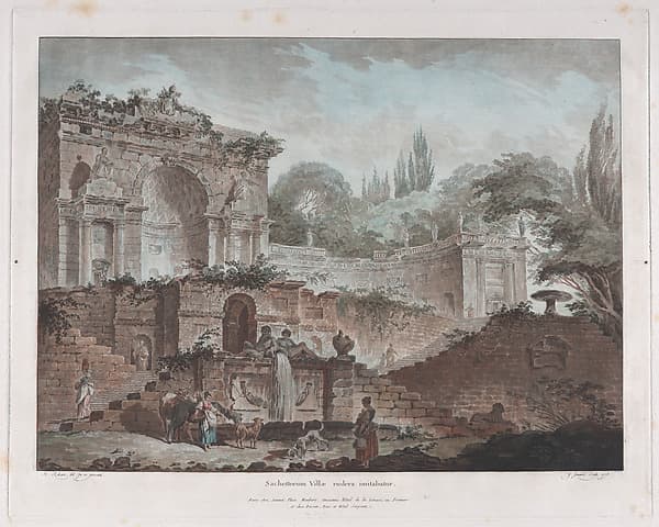 The Villa Sachetti, by Jean François Janinet