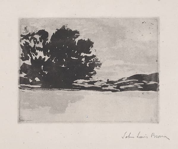 Paysage, by John-Lewis Brown