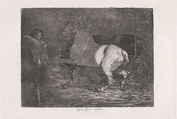 L'Écurie, by John-Lewis Brown