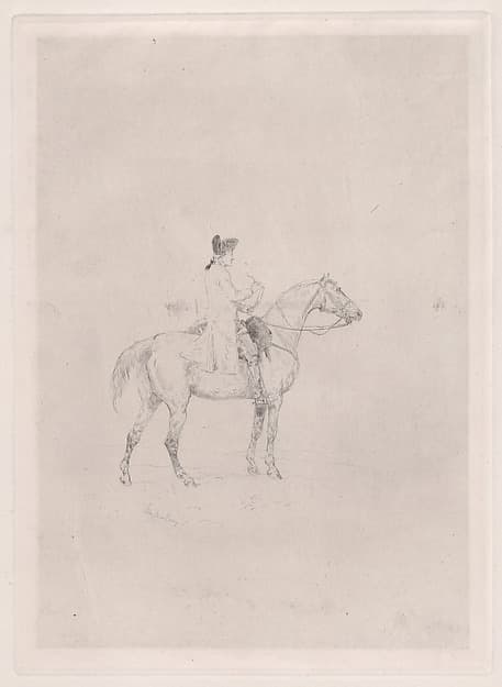 A rider, by John-Lewis Brown
