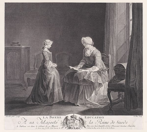 La Bonne Education, by Jacques Philippe Le Bas