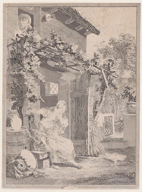 Les Amours Champêtres, by Pierre Antoine Baudouin