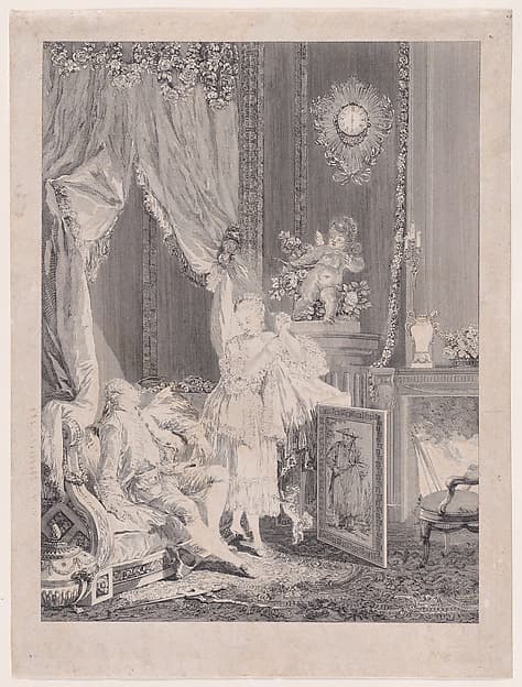 Fille Éconduite, by Pierre Antoine Baudouin