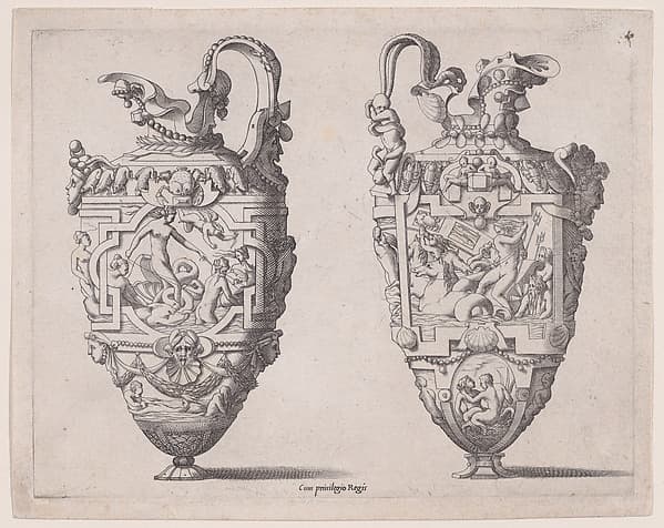 Two Ewers, by René Boyvin
