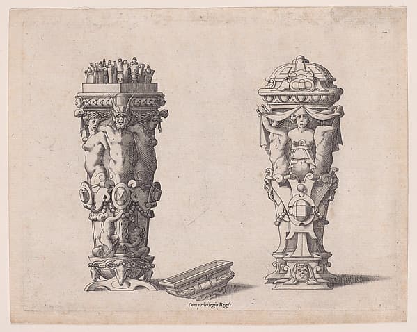 Two Containers (Deux nécessaires), by René Boyvin