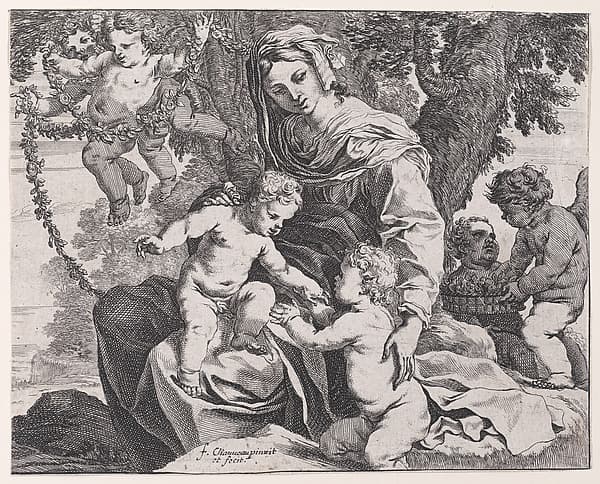 The Virgin with Christ Child and Saint John the Baptist, by François Chauveau