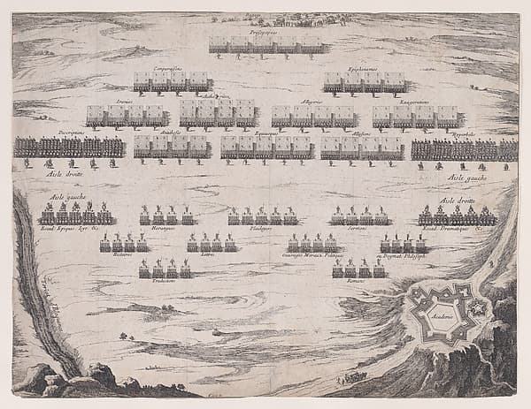 Combat de la Louange et de la Satire, by François Chauveau
