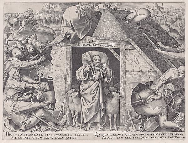Parable of the Good Shepherd, by Philips Galle