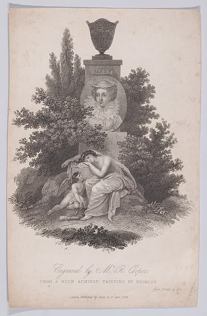 Monument of Mary, Queen of Scots, from "The History of England", by Robert Cooper