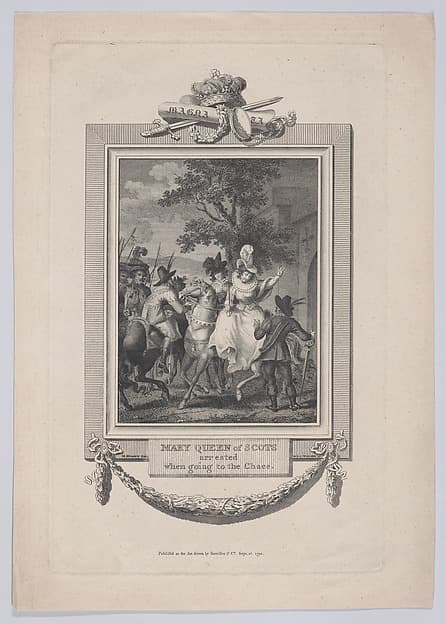 Mary, Queen of Scots arrested by the Earl of Bothwell, by John Walker