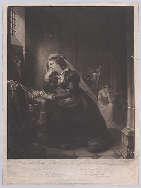 Mary, Queen of Scots, on the morning she suffered Death in Fotheringhay Castle, by George Dawe