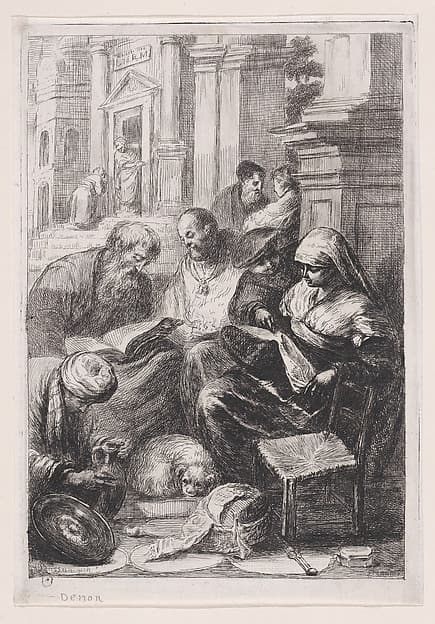 Pastiche in the manner of Bassano, by Baron Dominique Vivant Denon