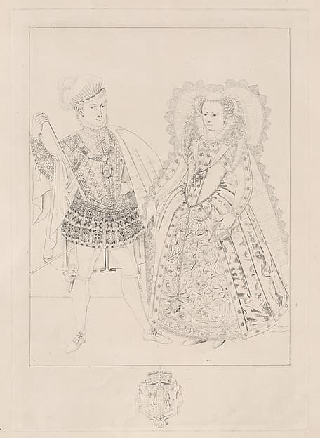 Mary, Queen of Scots and Lord Darnley, by Robert Dunkarton