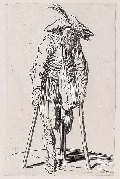 Reverse Copy of Le Gentilhomme aux Mains Jointes (The Gentleman with his Hands Joined), from La Noblesse (The Nobility), by Anonymous