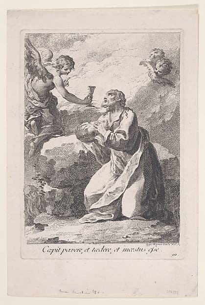 Christ Praying in the Garden, by Francesco Bartolozzi