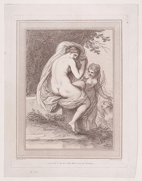 Three Nymphs Bathing, by Francesco Bartolozzi