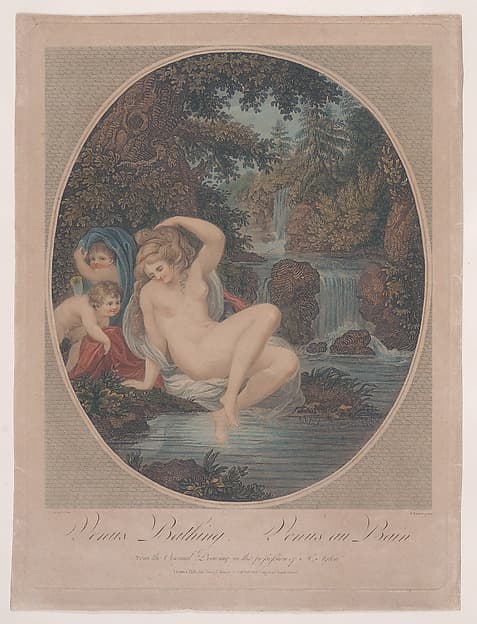 Venus Bathing, by Francesco Bartolozzi