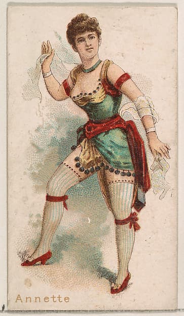 Annette, from the Ballet Queens series (N182) issued by Wm. S. Kimball & Co., by William S. Kimball & Company