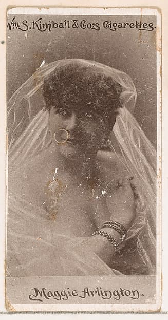 Maggie Arlington, from the Actresses series (N190) issued by Wm. S. Kimball & Co., by William S. Kimball & Company