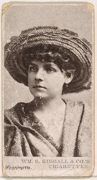 Miss Mignonette, from the Actresses series (N190) issued by Wm. S. Kimball & Co., by William S. Kimball & Company