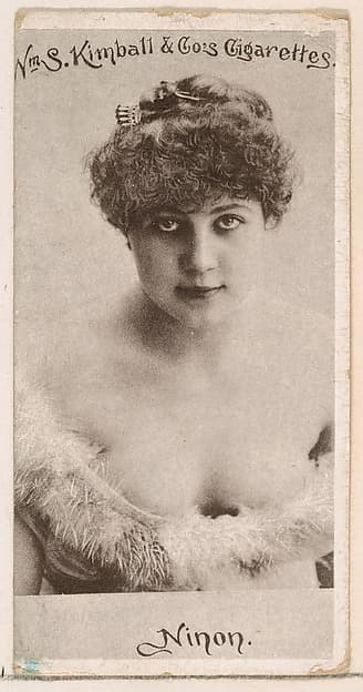 Miss Ninon, from the Actresses series (N190) issued by Wm. S. Kimball & Co., by William S. Kimball & Company