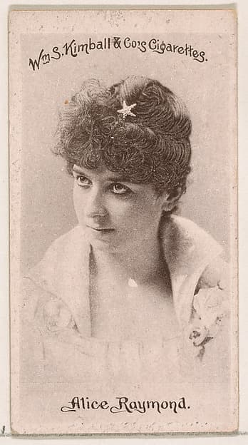 Alice Raymond, from the Actresses series (N190) issued by Wm. S. Kimball & Co., by William S. Kimball & Company