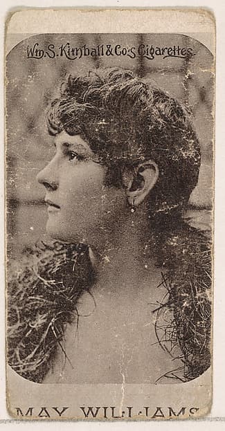 May Williams, from the Actresses series (N190) issued by Wm. S. Kimball & Co., by William S. Kimball & Company