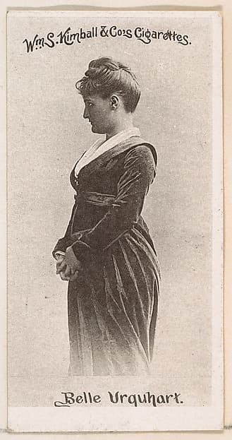 Belle Urquhart, from the Actresses series (N190) issued by Wm. S. Kimball & Co., by William S. Kimball & Company