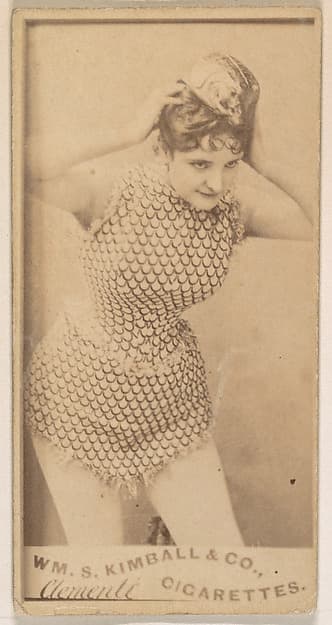 Miss Clementi, from the Actresses series (N203) issued by Wm. S. Kimball & Co., by William S. Kimball & Company