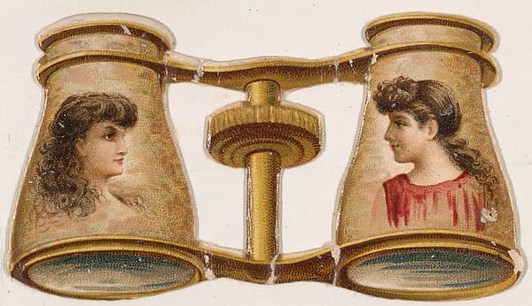 Opera glasses, from the Novelties series (N228, Type 4) issued by Kinney Bros., by Kinney Brothers Tobacco Company