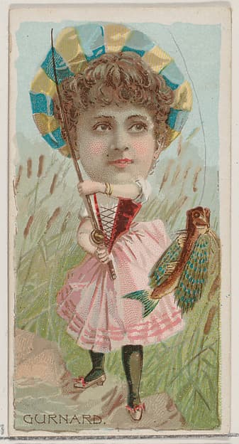 Gurnard, from the series Fishers and Fish (N74) for Duke brand cigarettes, by Knapp & Company