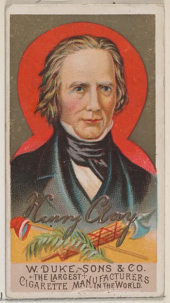 Henry Clay, from the series Great Americans (N76) for Duke brand cigarettes, by W. Duke, Sons & Co.