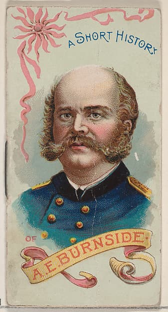 A Short History of General Ambrose Everett Burnside, from the Histories of Generals series of booklets (N78) for Duke brand cigarettes, by W. Duke, Sons & Co.