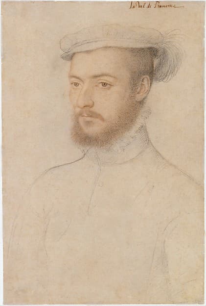Portrait of La Val de Pramence, by François Clouet