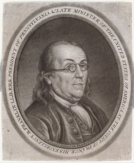 Benjamin Franklin, by Charles Willson Peale