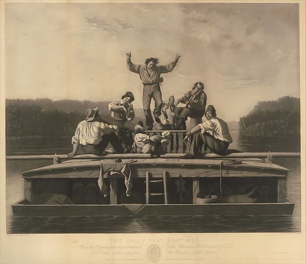 The Jolly Flat Boat Men, by Thomas Doney