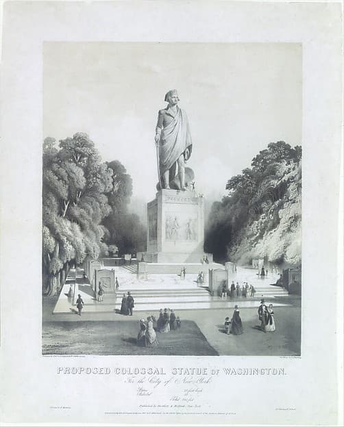 Proposed Colossal Statue of George Washington for the City of New York, by G. Thomas