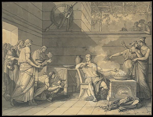 Manius Curius Dentatus Refusing the Presents of the Samnite Ambassadors, by Jean Guillaume Moitte