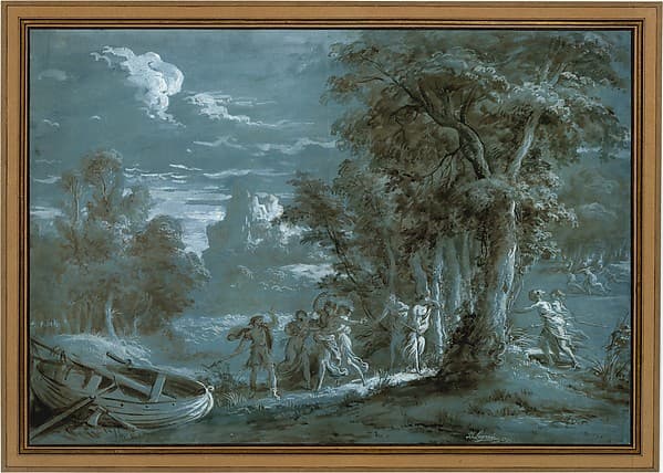 Landscape with a Scene from Fénelon's Télémaque, by Jean Jacques Lagrenée