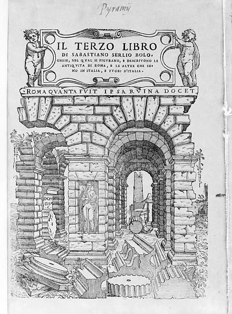 Il terzo libro di Sebastiano Serlio (Bolognese), by Sebastiano Serlio