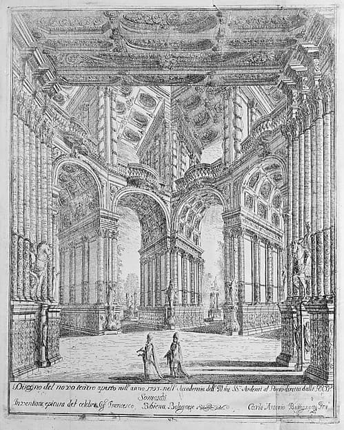 Varie opere di Prospettive, by Ferdinando Galli Bibiena