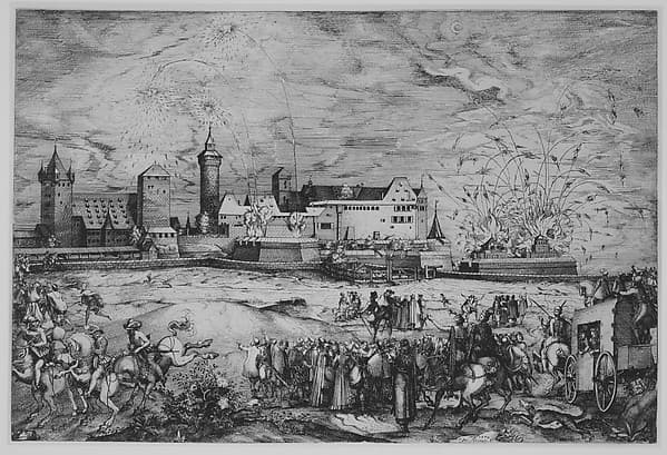 Entry of Maximilian II into Nuremberg, June 7, 1570, by Jost Amman