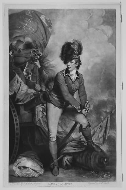Lieutenant-Colonel Banastre Tarleton, by John Raphael Smith